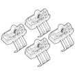 N21191 . LANDROVER DISCOVERY SPORT 5D 02/15+ KIT ΑΚΡΑ (ΠΟΔΙΑ) ΓΙΑ ΜΠΑΡΕΣ NORDRIVE