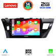 LENOVO LVF 5714_CPA (10inc) MULTIMEDIA TABLET for TOYOTA COROLLA mod. 2013-2016