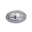 5510220/SD . CITROEN C2 2003-2009 ΔΑΧΤΥΛΙΔΙ ΦΛΑΣ ΧΡΩΜΙΟ ΜΕΤΑΛΛΙΚΟ 2ΤΕΜ.