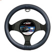 SRCVT/16S . ΚΑΛΥΜΜΑ ΤΙΜΟΝΙΟΥ TOTAL BLACK SMALL ΜΑΥΡΟ ΔΕΡΜΑΤΙΝΟ 35-37cm