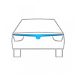 ΑΝΕΜ.F.02075 . AUDI 80 B3 4D 1986-1991 ΑΝΕΜΟΘΡΑΥΣΤΗΣ ΚΑΠΩ ΑΥΤΟΚΙΝΗΤΟΥ ΑΠΟ ΕΥΚΑΜΠΤΟ ΦΙΜΕ ΠΛΑΣΤΙΚΟ HEKO - 1 ΤΕΜ.
