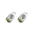 01098/AM . T10 W5W ΛΑΜΠΑΚΙ STANDARD LED 12V - 0,4W - 5600K - 3 LED (ΛΕΥΚΟ/ΨΥΧΡΟ) AMiO - 2 ΤΕΜ.