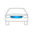 ΑΝΕΜ.Χ.04015 . DACIA LOGAN / MVC / SANDERO / STEPWAY 4D / 5D 2013+ ΚΑΛΥΜΜΑ ΨΥΓΕΙΟΥ ΧΕΙΜΩΝΑ ΑΠΟ ΕΥΚΑΜΠΤΟ ΦΙΜΕ ΠΛΑΣΤΙΚΟ HEKO - 1 ΤΕΜ.