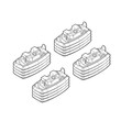 N21012 . FIAT MULTIPLA 11/98-12/10 KIT ΑΚΡΑ (ΠΟΔΙΑ) ΓΙΑ ΜΠΑΡΕΣ NORDRIVE