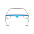 ΑΝΕΜ.F.02072 . LADA NIVA 1600 1987-2000 2D ΑΝΕΜΟΘΡΑΥΣΤΗΣ ΚΑΠΩ ΑΥΤΟΚΙΝΗΤΟΥ ΑΠΟ ΕΥΚΑΜΠΤΟ ΦΙΜΕ ΠΛΑΣΤΙΚΟ HEKO - 1 ΤΕΜ.