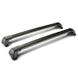 Y8050235 . ΜΠΑΡΕΣ ΟΡΟΦΗΣ ΑΛΟΥΜΙΝΙΟΥ ΜΑΥΡΗ WHISPBAR FLUSH MIXED 100+105cm 2ΤΕΜ. ΜΕ ΚΛΕΙΔΙ