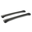 Y8050240 . ΜΠΑΡΕΣ ΟΡΟΦΗΣ ΑΛΟΥΜΙΝΙΟΥ ΜΑΥΡΗ RAIL BAR STANDARD 85cm 2ΤΕΜ. ΜΕ ΚΛΕΙΔΙ