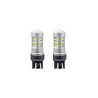 02126/AM . W21/5W T20 12/24V 6,2W 5600K LED 24xSMD3030 CAN-BUS ΛΕΥΚΟ 18x56mm 2ΤΕΜ.