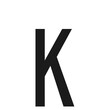 L0766.1 . ΑΥΤΟΚΟΛΛΗΤΟ ΓΡΑΜΜΑ ΠΙΝΑΚΙΔΩΝ 60x30cm "K"