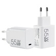 BLACKVIEW TYPE-C GAN POWER ADAPTER 55W WHITE