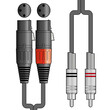 2R-2XF600 Kαλώδιο Ήχου 2 x XLR Female - 2 x RCA Plugs 6m (Τεμάχιο)