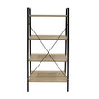 Μεταλλική Βιβλιοθήκη με 4 Ράφια 60 x 32.5 x 148 cm Home Deco Factory HD6429