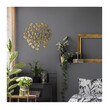 Μεταλλικά Διακοσμητικά Λουλούδια Τοίχου 48.5 x 0.5 x 48.5 cm Home Deco Factory HD2227