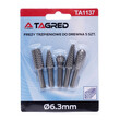 Σετ Φρέζες Ξύλου 6.3 mm 5 τμχ TAGRED TA1137