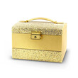 Κοσμηματοθήκη - Μπιζουτιέρα 17.5 x 13.7 x 12.5 cm Χρώματος Χρυσό Massido MS-705-Gold