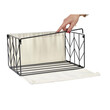 Πτυσσόμενο Μεταλλικό Ορθογώνιο Καλάθι 38 x 22 x 28 cm Home Deco Factory HD0124