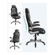 Διευθυντική Καρέκλα Γραφείου 70 x 75 x 119-137 cm Songmics OBG65BK