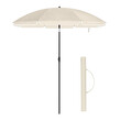 Ομπρέλα Δαπέδου από Ατσάλι 1.6 m Χρώματος Μπεζ Songmics GPU60WTV1