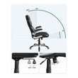 Διευθυντική Καρέκλα Γραφείου 70 x 75 x 119-137 cm Songmics OBG65BK