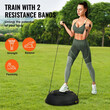 VEVOR Μπάλα Ισορροπίας με με Λάστιχα Αντίστασης και Λαβές  66x20 cm PHXLQ64CMKLWR0JDGV0