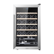 CECOTEC  Συντηρητής Κρασιών Bolero  GrandSommelier 2450 Inox με Συμπιεστή, Χωρητικότητα 24 Φιαλών, Ρυθμιζόμενη Θερμοκρασία 5-18ºC, και Πίνακας Ελέγχου Αφής  CEC-00125