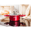 Σετ Κατσαρόλες 3 τμχ Κόκκινο ZILNER ZL-8561