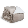 Πολυτελής Κουβέρτα Διπλής Όψης Sherpa  240 x 200 cm Taupe 8720604888324 SleepMed