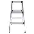 Αλουμινένια σκάλα 3 Σκαλοπατιών Διπλής Όψης 150kg M85591 MAR-POL