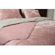 Σετ Πολυτελές Βελούδινο Πάπλωμα  με 2 Μαξιλαροθήκες 240 x 220 cm Ροζ 8720604888485 SleepMed