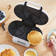 Monzana Βαφλιέρα Λευκή Διπλή Waffle Iron 1200W 107273