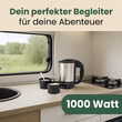 Βραστήρας Ταξιδίου από Ανοξείδωτο Ατσάλι 0.5L 1000 W- Μαύρο/Ασημί WKR3624 Clatronic
