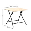 5FIVE Simply smart Πτυσσόμενο Ξύλινο Τραπέζι 4 Ατόμων με Επιφάνεια 80x80 εκ. 164713