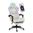 Huzaro Καρέκλα Γραφείου Gaming 70 x 70 x 126 εκ. Force 4.7 White RGB 5903796011937