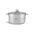 Edenberg Ατσάλινη Κατσαρόλα 9,5L με Καπάκι από Ανοξείδωτο Χάλυβα για Επαγωγή & Αερίου EB-3009