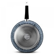 Edenberg Τηγάνι Με Καπάκι από Αλουμίνιο με Επίστρωση από Πέτρα 30cm EB-9169
