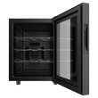 Cecotec Συντηρητής Κρασιών Bolero GrandSommelier 1255 CoolCrystal, Χωρητικότητα 12 Φιάλες, Αθόρυβη 35dB, Θερμοκρασία 8-18ºC, Υγρασία 50%-80%, Μεταλλικά Ράφια, Έλεγχος Αφής, Κλάση E, LED Φωτισμός, Μαύρη CEC-109605