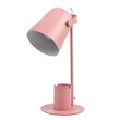 Focus Desk Pink - Επιτραπέζιο Μονόφωτο E27 Μοντέρνο Μέταλλο Ροζ Καμπάνα - Μ12 x Π15 x Υ38cm