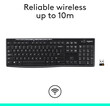 Logitech MK270 - Ασύρματο Σετ Πληκτρολόγιο & Ποντίκι USB - Αγγλικό US - Μαύρο