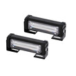 VenCore 6855-10021 - Σετ 2 Τεμ. Προειδοποιητικών LED CREE CXB COB Αδιάβροχες Μπάρες με Βάση και Διακόπτη ON/OFF Μονού Χρώματος Μπλε 12-24V