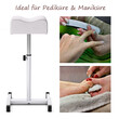Costway  Επαγγελματικό Σκαμπό Πεντικιούρ με Ρυθμιζόμενο Ύψος και Άνετο Μαξιλάρι HB84543WH