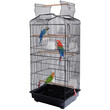 BAKAJI  Κλουβί Πουλιών Μαύρο για Παπαγάλους Αχώριστους με Ανοιγόμενη Οροφή  02840261