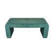Σκαμπό Gagga Inart βελούδο σε πράσινη απόχρωση 110x40x45εκ