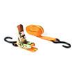 02496/AM . ΙΜΑΝΤΕΣ ΜΕ ΚΑΣΤΑΝΙΕΣ ΣΕΤ 4ΤΕΜ 25mm 4,5m ΓΙΑ 700KG BELT-03 AMIO