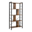 Μεταλλική Βιβλιοθήκη με 4 Ράφια 74 x 30 x 154.5 cm VASAGLE LBC12BX
