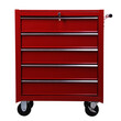HomCom Trolley Toolbox for workshop, κόκκινο, 67,5x33x77cm E2-0004