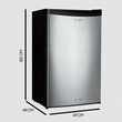 Mini Ψυγείο 90 Lt 47 x 44 x 83 cm Cecotec Bolero CoolMarket TT 90 Inox Cecotec CEC-00127