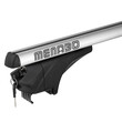 MP.14700/MB-135 MENABO ΜΠΑΡΕΣ ΑΛΟΥΜΙΝΙΟΥ ARIEM 118.5 cm ΣΕ ΑΣΗΜΙ ΧΡΩΜΑ ΓΙΑ Alfa Romeo Stelvio 5 doors 2017> ΜΕ FLUSH ή RAISED RAILS - 2 ΤΕΜ. (14700/MB)