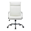 Καρέκλα γραφείου διευθυντη Mavel pakoworld PU λευκό 55x62x100-110εκ