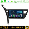 Bizzar g+ Series Toyota Corolla 2017-2018 8core Android12 6+128gb Navigation Multimedia Tablet 10 u-g-Ty0158