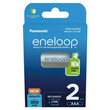PAN-BK-4MCDE/2 . Panasonic Eneloop Επαναφορτιζόμενες Μπαταρίες AAA Ni-MH 800mAh 1.2V (2 τμχ)